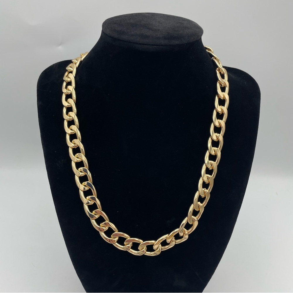 🎉Host Pick🎉 House of Harlow 1960 Chunky Gold Curb Chain Necklace NIB